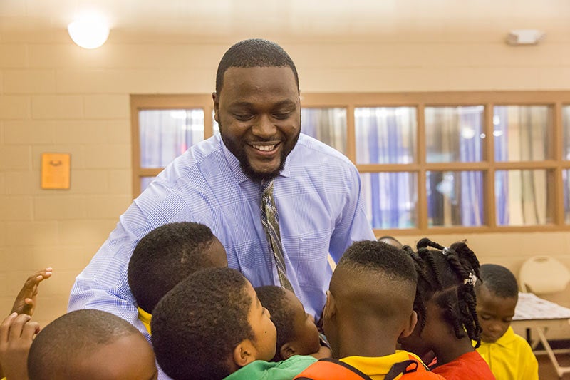 <strong>Phillip Gordon, '13</strong>, youth counsellor at Orlando's Dr. J.B. Callahan Neighborhood Center.