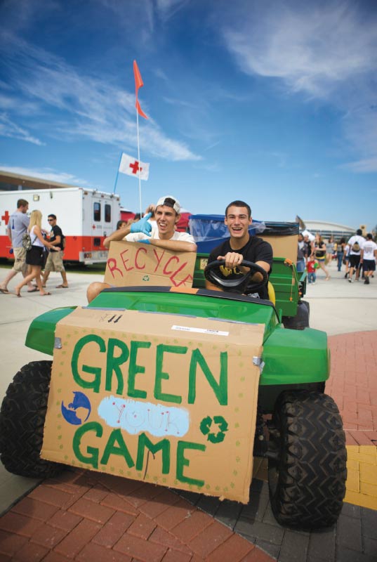 UCF Knights tailgating goes green