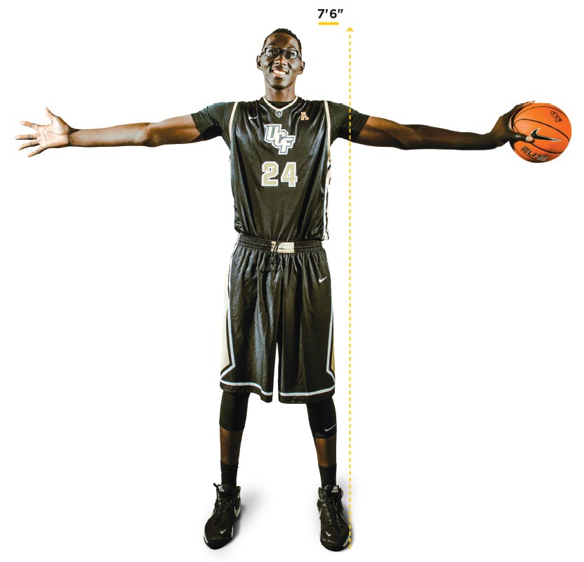 Here Are UCF's Tacko Fall's Official NBA Combine Measurements