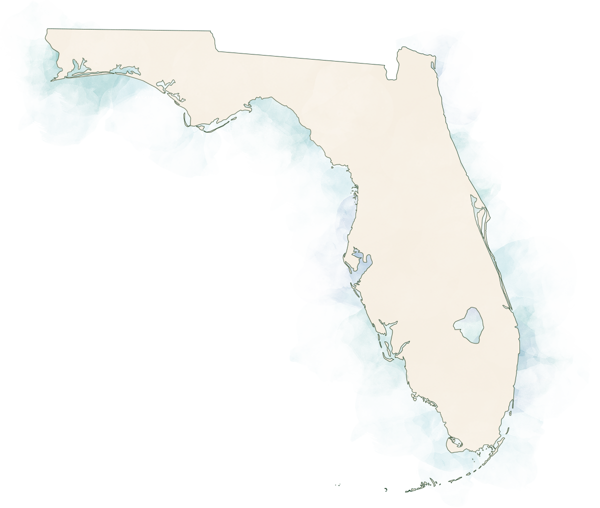 Florida map outline