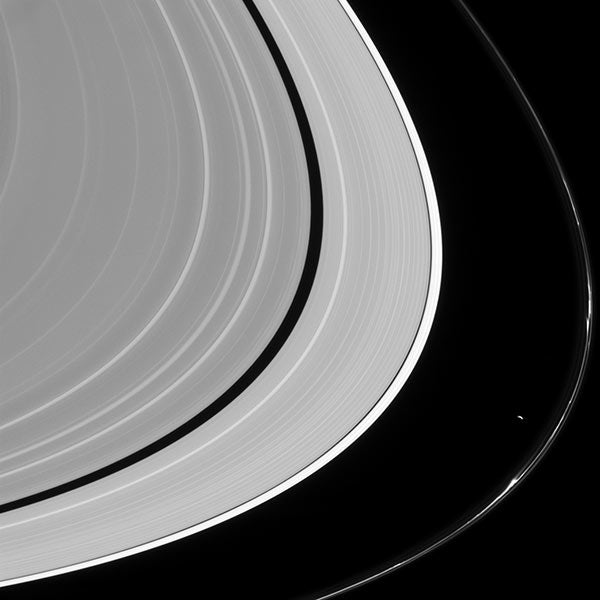 Image of Saturn's rings