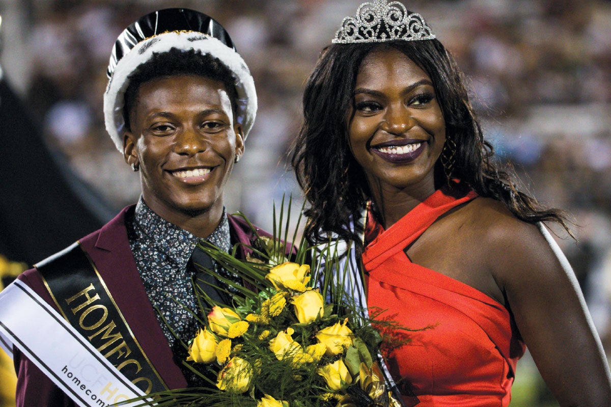 UCF homecoming King and Queen