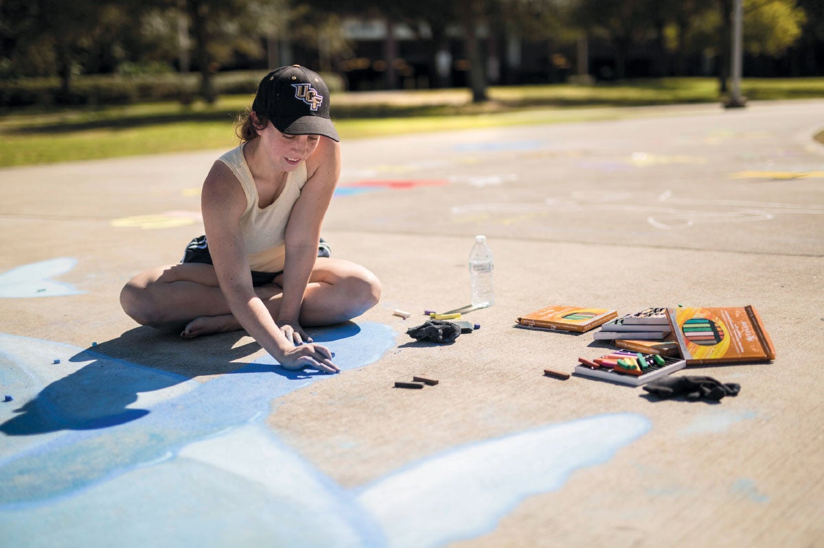 Memory Mall Chalk Art Festival