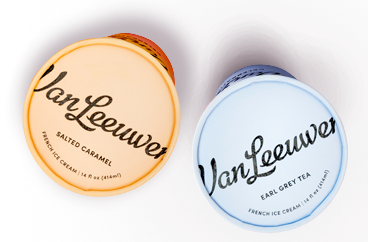 two Van Leeuwen lids