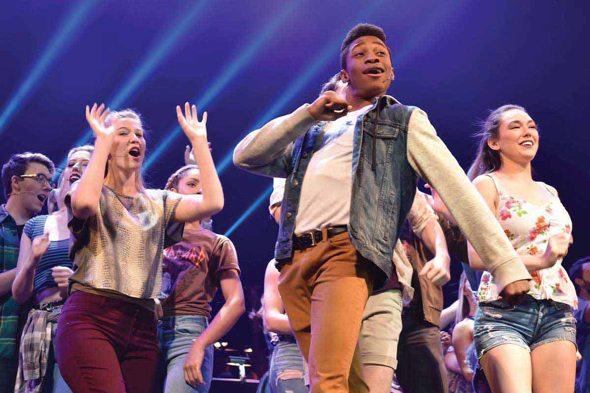 Theatre UCF singers and dancers reenact musical theatre work Mass during UCF Celebrates the Arts