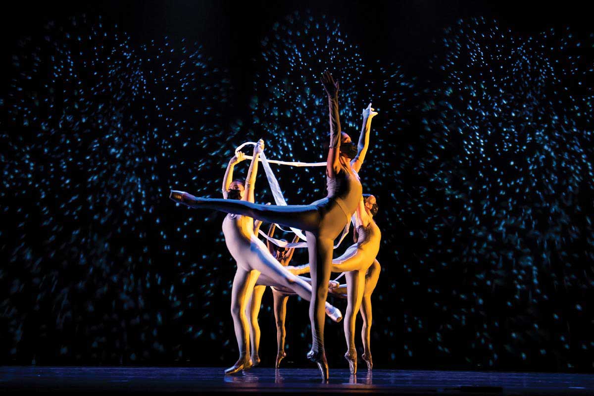 Ballet dancers perform onstage during UCF Celebrates the Arts