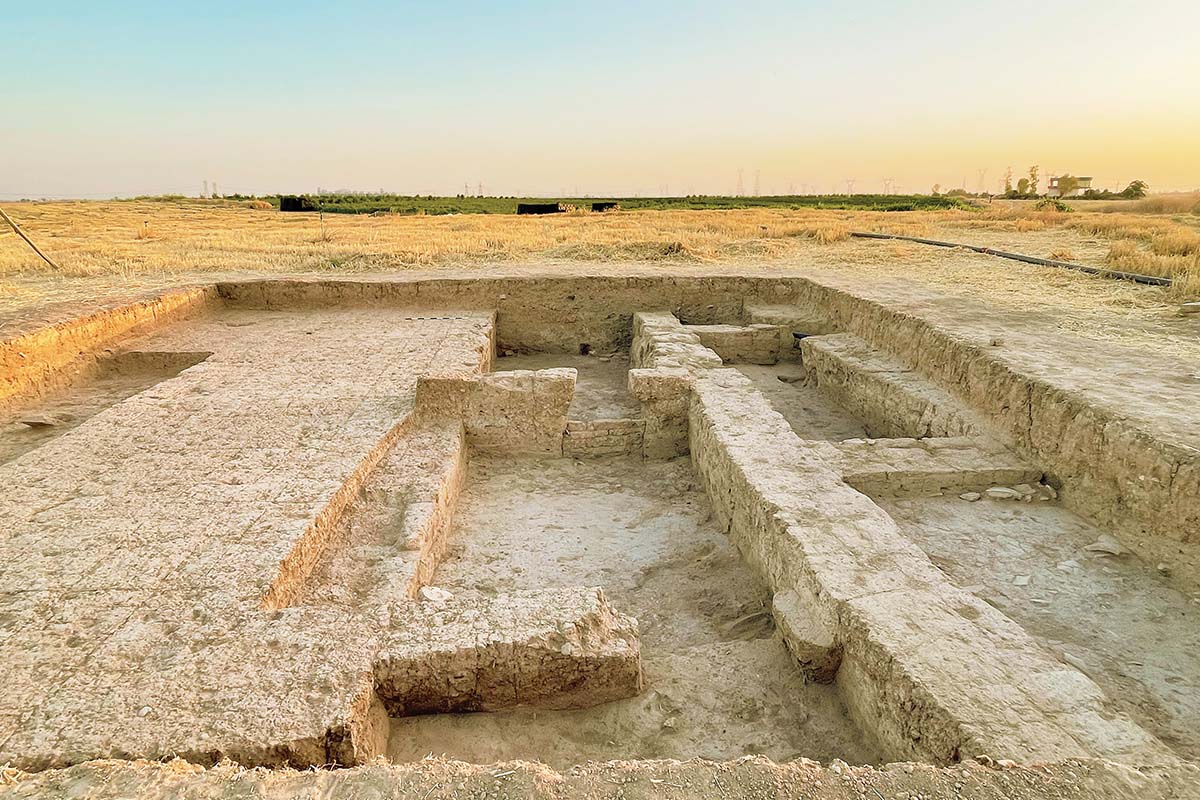 An ancient palace under ground